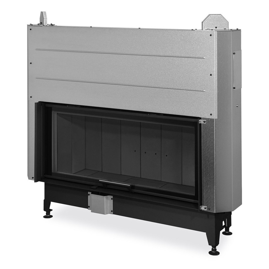 Focar șemineu Romotop HEAT 3g L 110.50.05 samota neagra cu geam drept