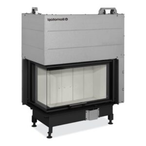 Focar șemineu Romotop HEAT L 3g L 81.51.40.24 cu geam de colț stânga
