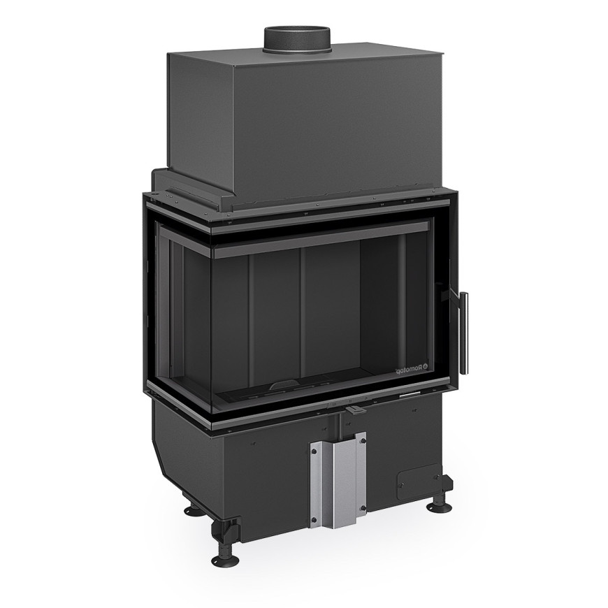 Focar șemineu Romotop HEAT L 4G 60.44.33.26 cu geam de colț stânga