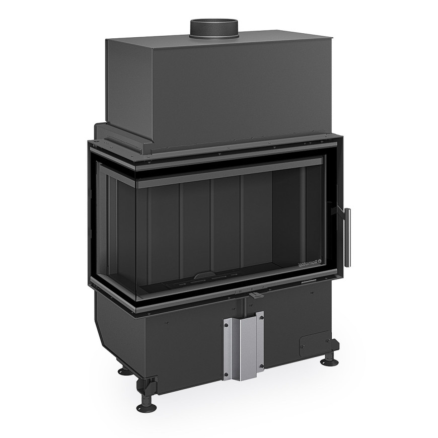 Focar șemineu Romotop HEAT L 4G 70.44.33.26 cu geam de colț stânga