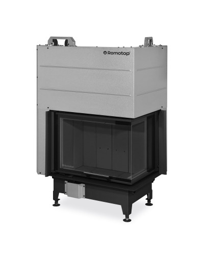 Focar șemineu Romotop HEAT R 3g L 65.51.40.26 cu geam de colț dreapta