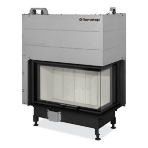 Focar șemineu Romotop HEAT R 3g L 81.51.40.24 cu geam de colț dreapta