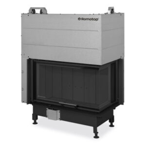 Focar șemineu Romotop HEAT R 3g L 81.51.40.26 cu geam de colț dreapta
