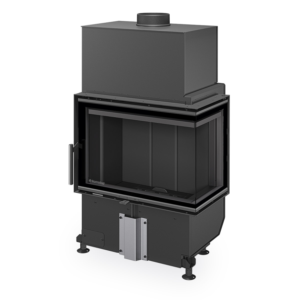 Focar șemineu Romotop HEAT R 4G 60.44.33.26 cu geam de colț dreapta