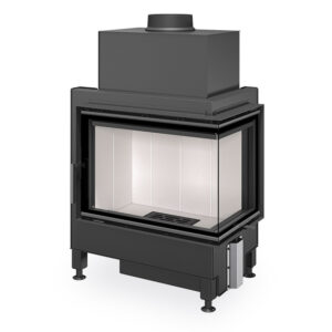Focar șemineu Romotop HEAT R 4G 65.51.40.24 cu geam de colț dreapta