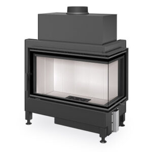 Focar șemineu Romotop HEAT R 4G 81.51.40.24 cu geam de colț dreapta