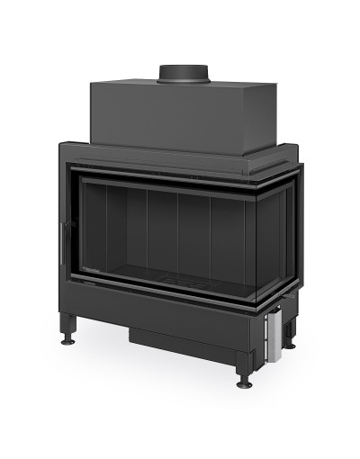Focar șemineu Romotop HEAT R 4G 81.51.40.26 cu geam de colț dreapta