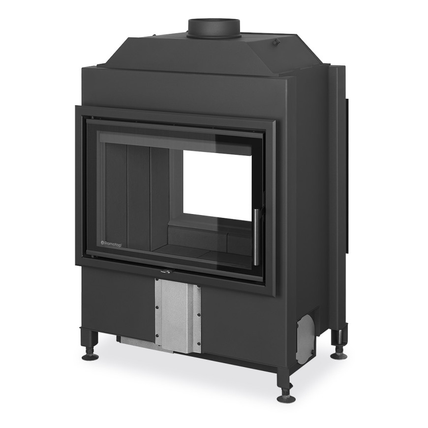 Focar șemineu Romotop HEAT T 3G 70.50.06 cu geam pe două fețe (tip tunel)