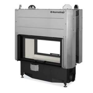 Focar șemineu Romotop HEAT T 3g L 88.50.04 cu geam pe două fețe (tip tunel)