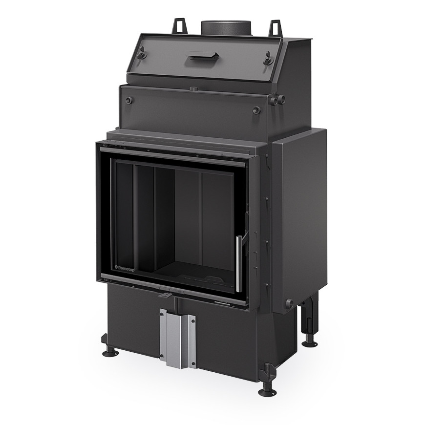 Termoșemineu Romotop HEAT W 4G 59.50.06 cu geam drept